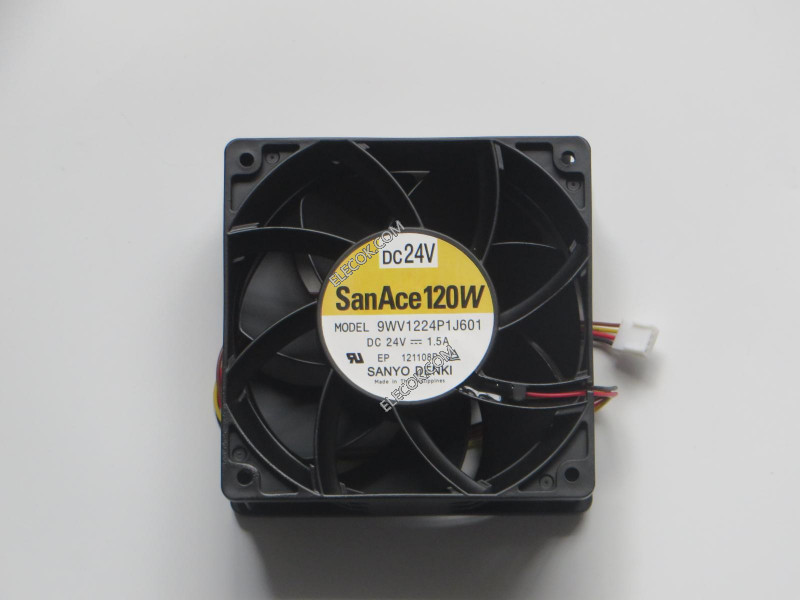 SANYO 9WV1224P1J601 24V 1.5A 4wires Cooling Fan, Replacement
