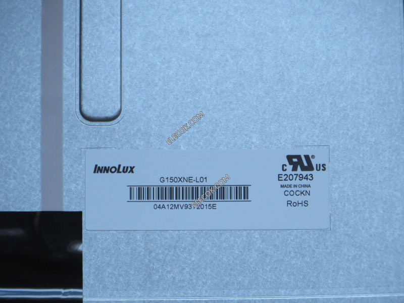 G150XNE-L01 15.0" a-Si TFT-LCD Panneau pour INNOLUX Inventory new 