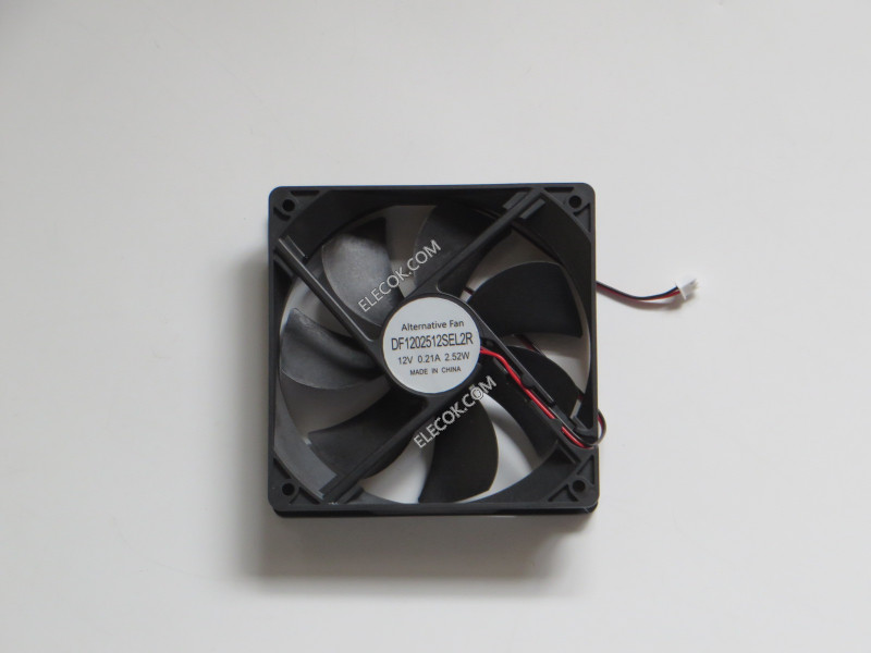 KERONG DF1202512SEL2R 12V 0.21A 2.52W 2wires Cooling Fan,substitute
