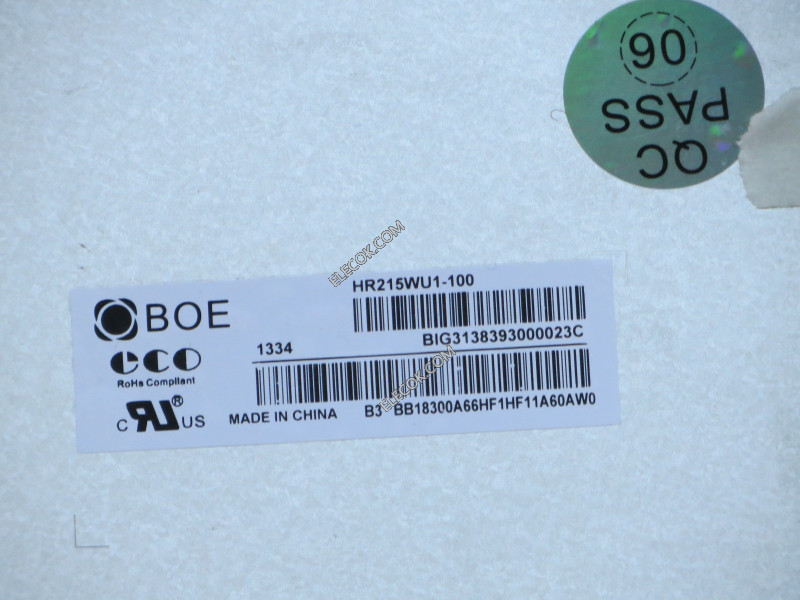HR215WU1-100 21,5" a-Si TFT-LCD Platte für BOE 