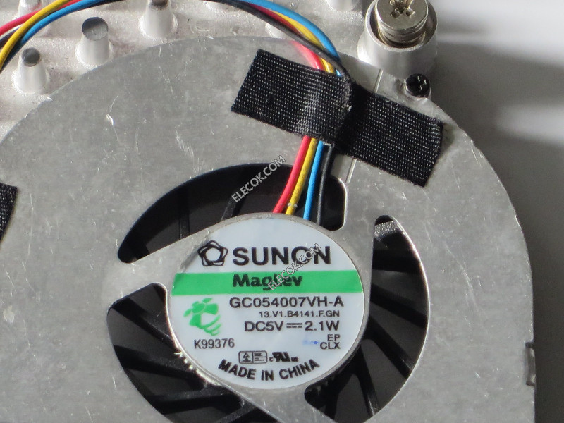 SUNON GC054007VH-A 5V 2,1W 4 cable Enfriamiento Ventilador 