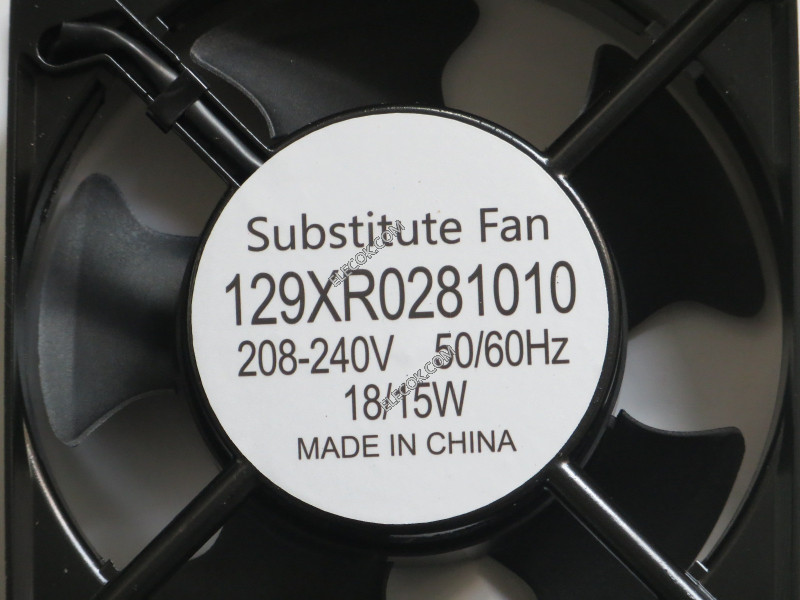 ETRI 129XR0281010 208/240V 18/15W Cooling Fan substitute 