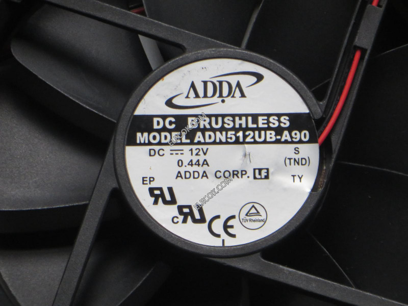 ADDA ADN512UB-A90 12V 0.44A 2선 냉각 팬 