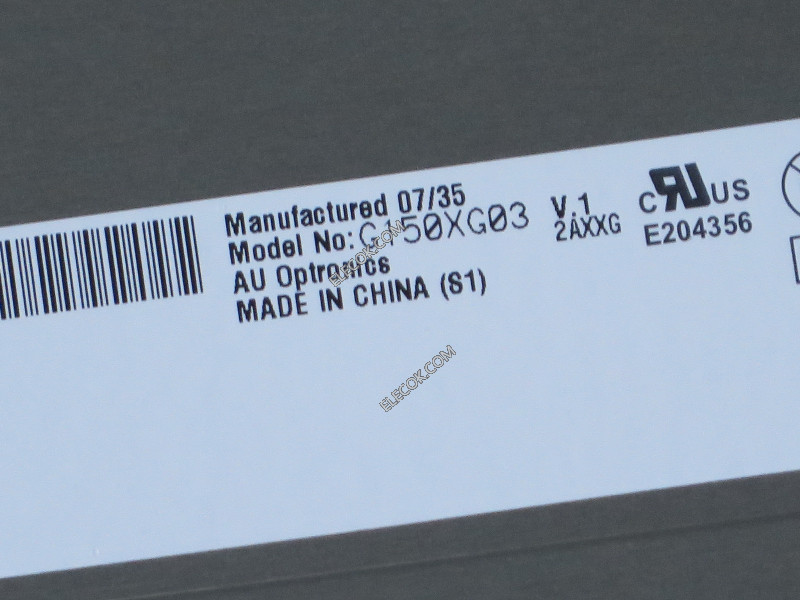 G150XG03 V1 15.0" a-Si TFT-LCD Platte für AUO 