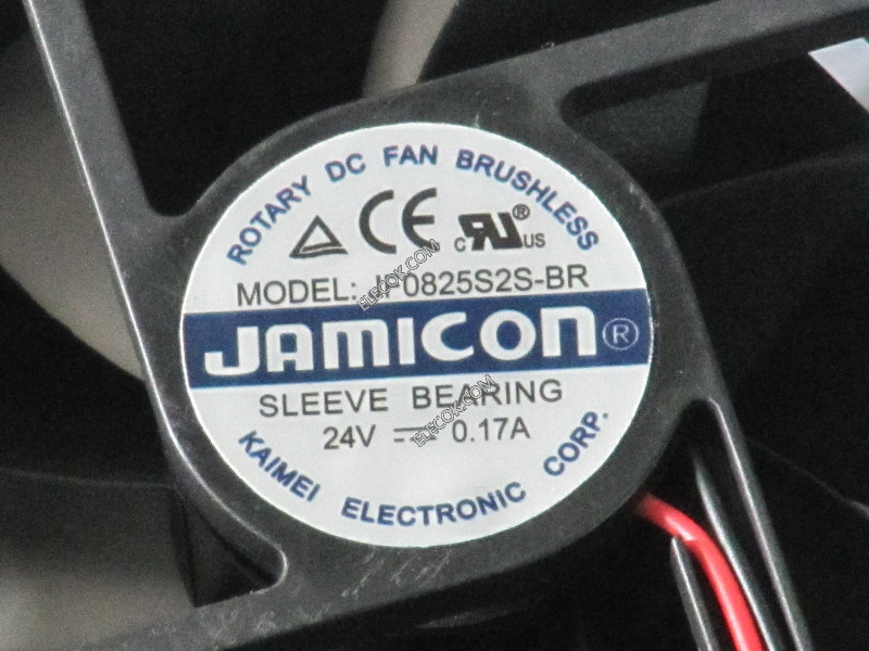 JAMICON JF0825S2S-BR 24V 0,17A 2 draden koelventilator 