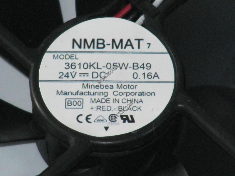 NMB Technologies 3610KL-05W-B49-B00 DC Fläkt 