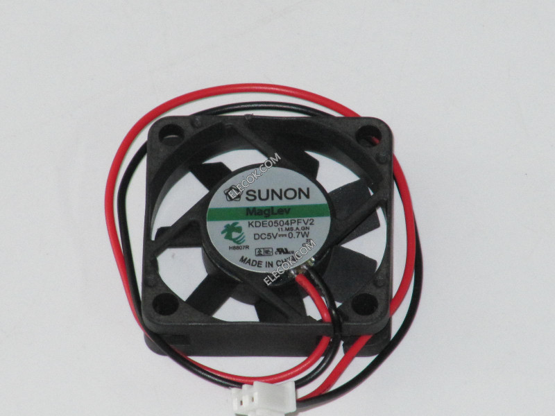 SUNON KDE0504PFV2 5V 0.7W 2wires Cooling Fan