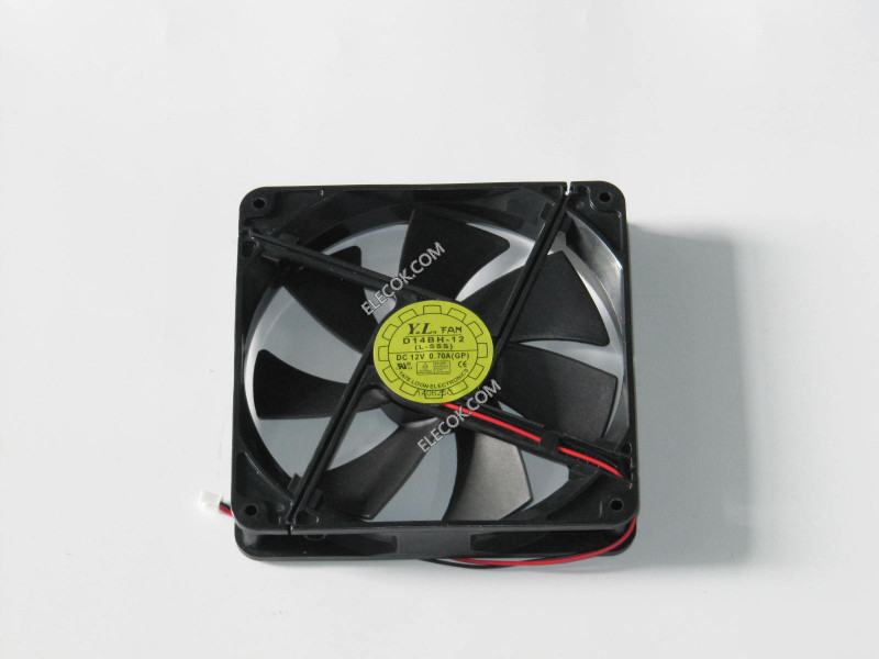 YATE LOON D14BH-12 12V 0,7A 2wires Cooling Fan 