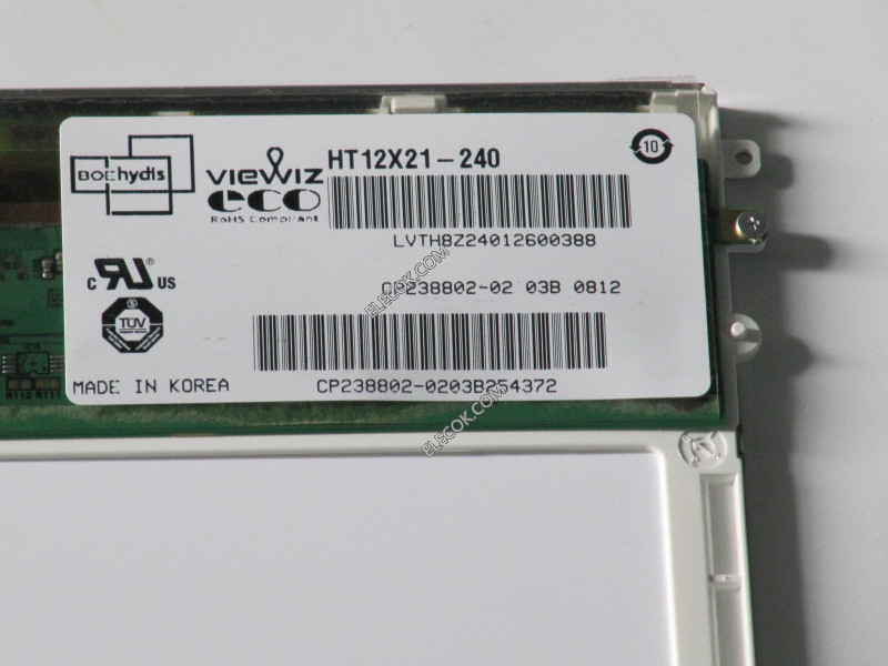 HT12X21-240 12,1" a-Si TFT-LCD Panel til BOE HYDIS 