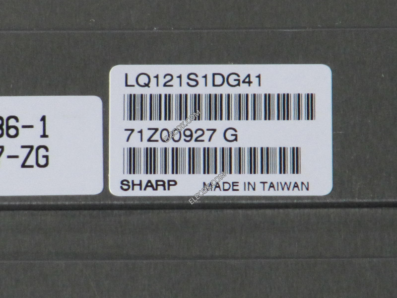 LQ121S1DG41 12,1" a-Si TFT-LCD Panneau pour SHARP usagé 