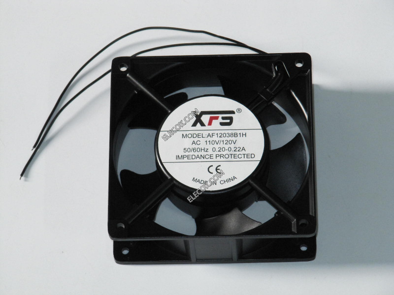 XFS AF12038B1H 110/120V 0.20/0.22A 2線冷却ファン