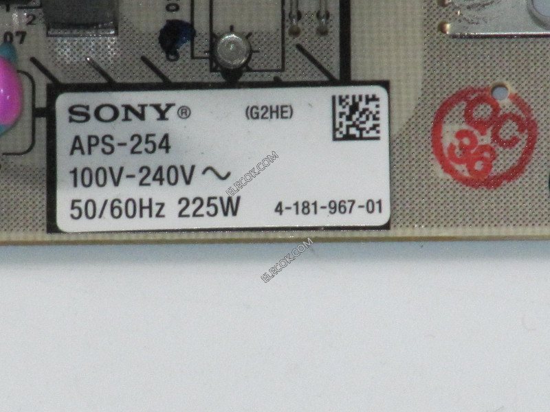 APS-254 Sony Fonte De Energética usado 