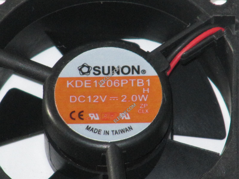 SUNON KDE1206PTB1 6025 12V 2W 2wires FAN 