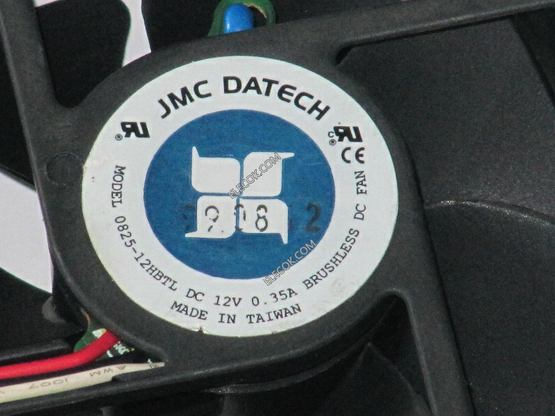 JMC DATECH 0825-12HBTL 12V 0.35A 3線冷却ファン