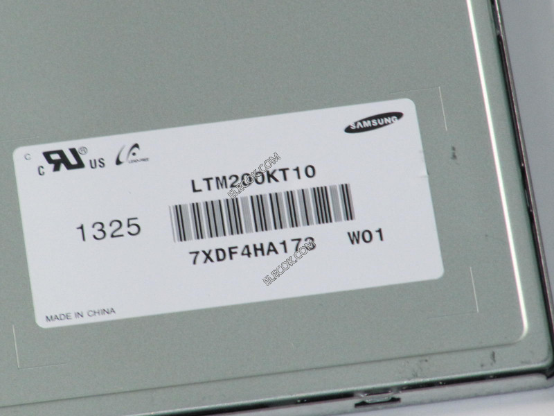LTM200KT10 20.0" a-Si TFT-LCDPanel pour SAMSUNG 
