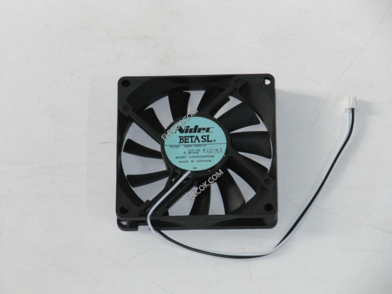 Nidec D08R-12BS2 01 12V 0,09A 2wires cooling fan 