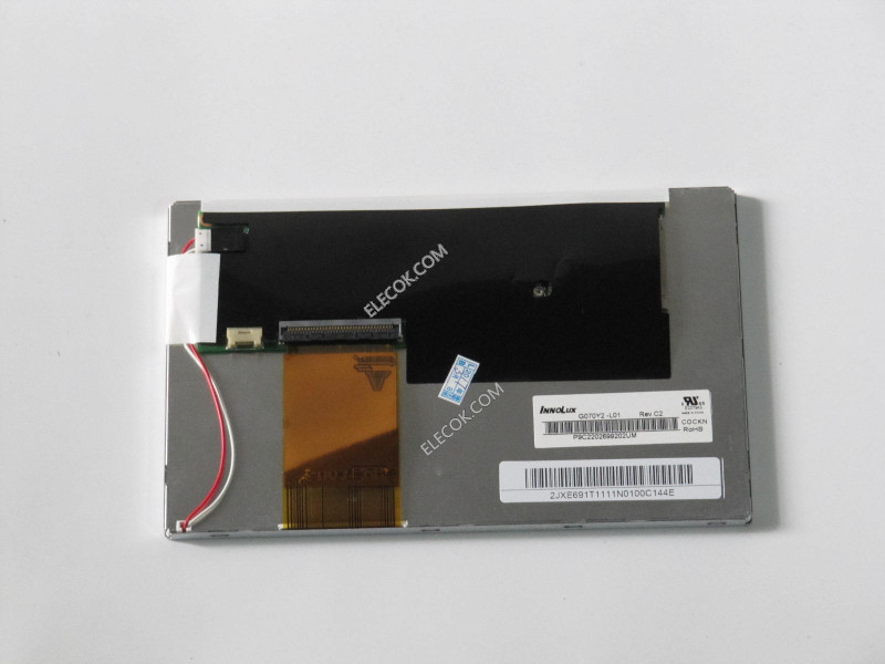 G070Y2-L01 7.0" a-Si TFT-LCD Painel para CMO 