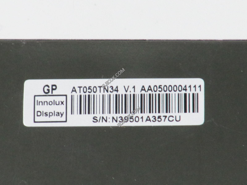 AT050TN34 V1 Innolux 5" LCD afficher Verre Tactile 