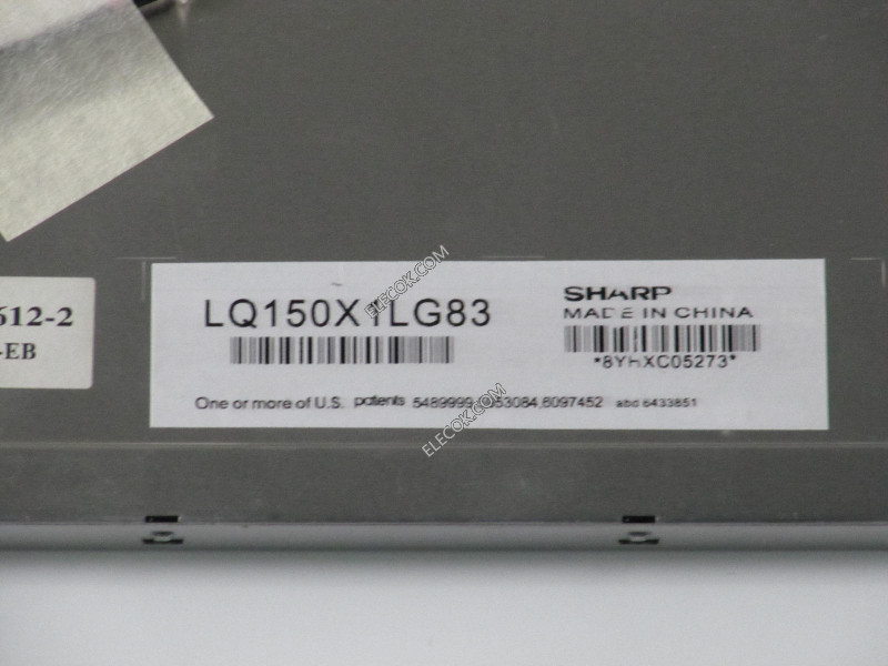 LQ150X1LG83 15.0" a-Si TFT-LCD Painel para SHARP usado 