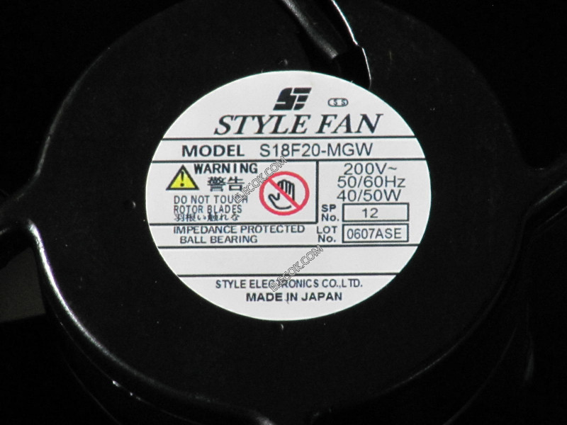 STYLE S18F20-MGW 200V 40/50W Ventilateur nouveau 