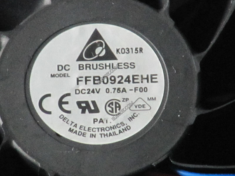 DELTA FFB0924EHE-F00 24V 0,75A 3 cable Enfriamiento Ventilador 