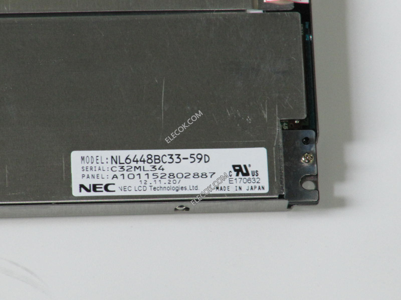 NL6448BC33-59D 10,4" a-Si TFT-LCD Paneel voor NEC gebruikt 