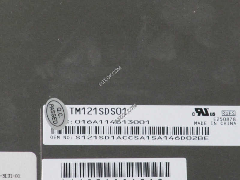 TM121SDS01 12,1" a-Si TFT-LCD Paneel voor TIANMA gebruikt 