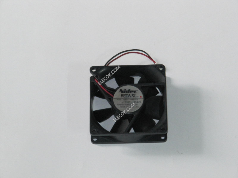 Nidec D08T-12PM 01S 12V 0.12A 2wires cooling fan