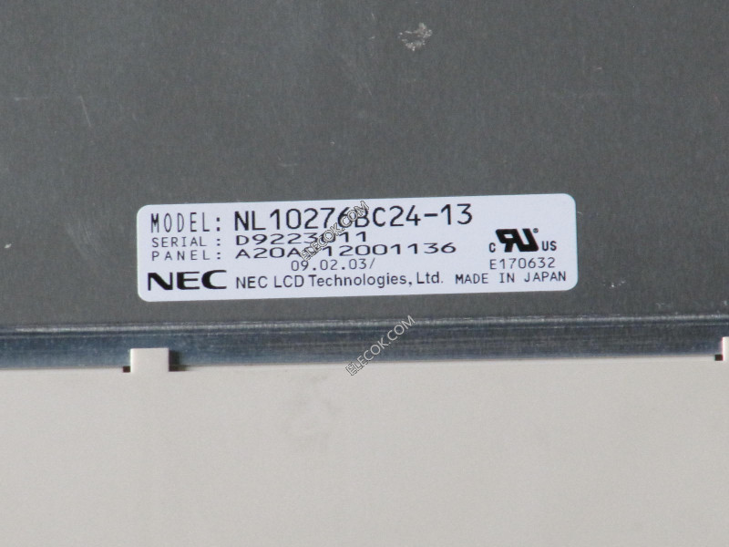 NL10276BC24-13 12,1" a-Si TFT-LCD Panel för NEC used 