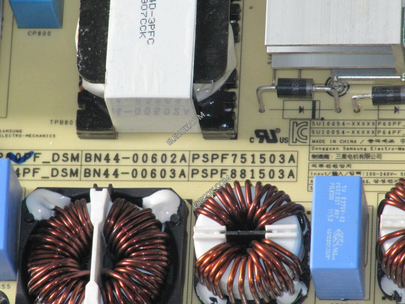 Samsung BN44-00602A (P60PF_DSM, PSPF751503A) Power Supply Unit,used