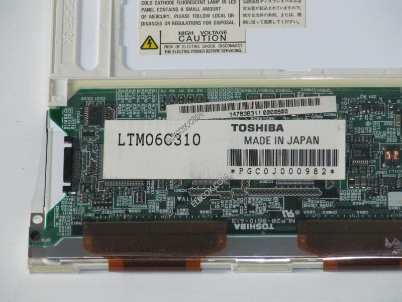 LTM06C310 6,3" LTPS TFT-LCD Panel för TOSHIBA 