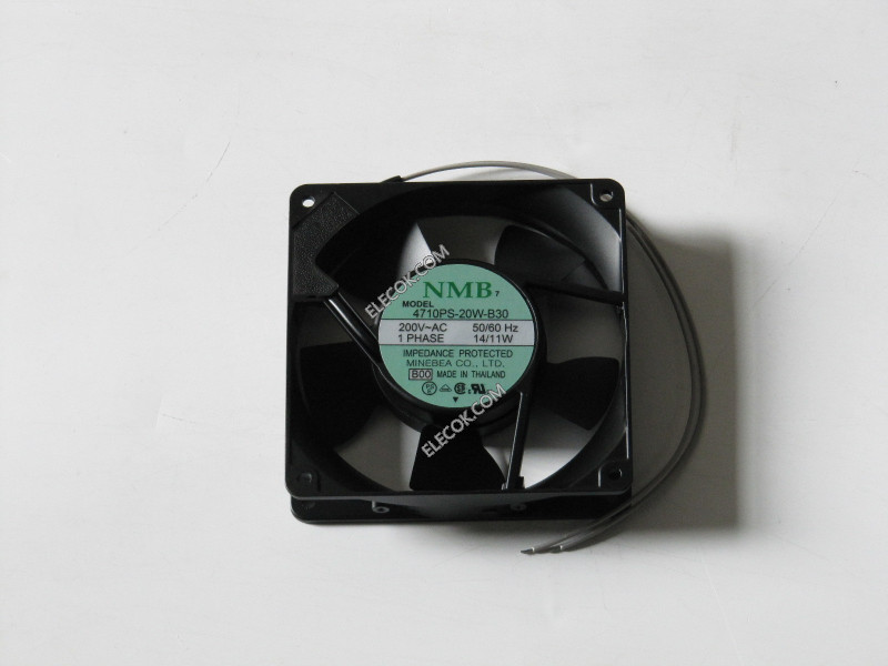 NMB 4710PS-20W-B30 200V 14/11W  2wires cooling fan