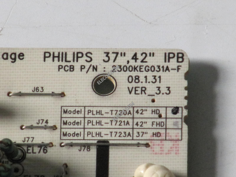 PLHL-T720A 2300KEG031A-F Philips 2722 171 00569 081217 LIPS usagé 