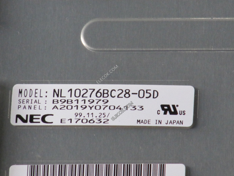 NL10276BC28-05D 14.1" a-Si TFT-LCD パネルにとってNEC 