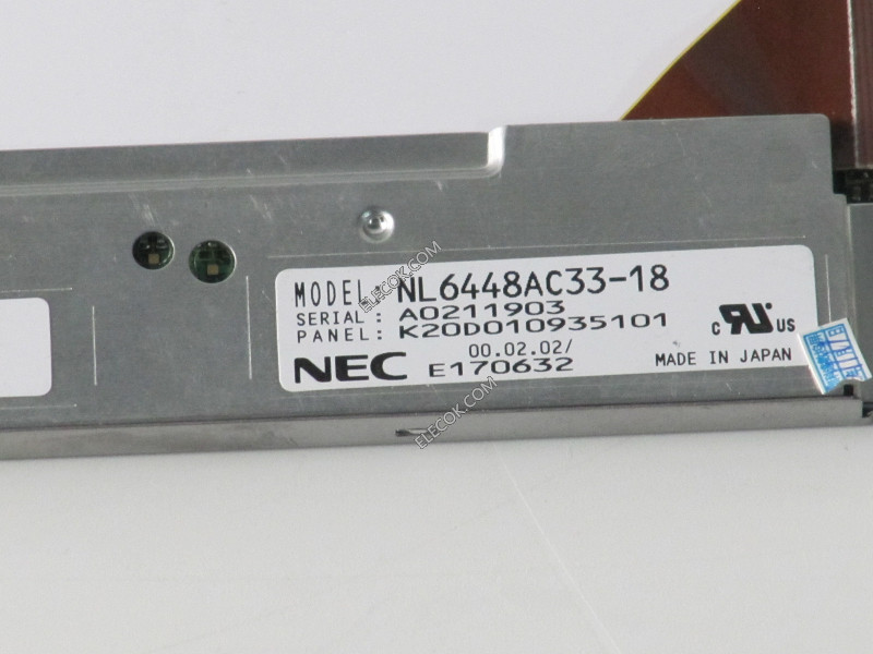 NL6448AC33-18 10,4" a-Si TFT-LCD Painel para NEC 