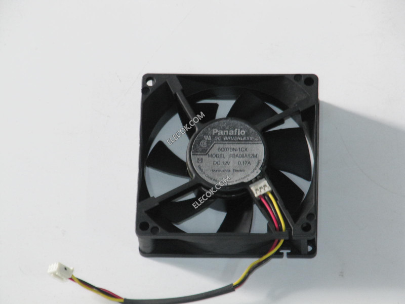 panaflo FBA08A12M 12V 0,17A 3wires Cooling Fan 