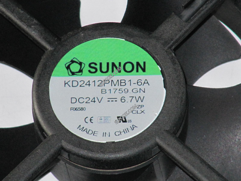 SUNON KD2412PMB1-6A 24V 6,7W 2 kablar Kylfläkt 