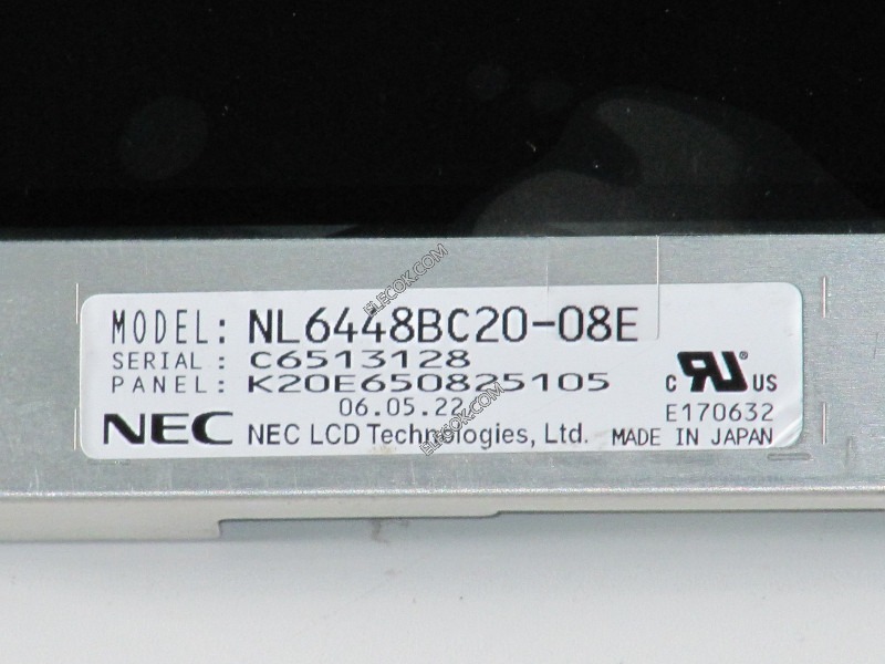 NL6448BC20-08E 6,5" a-Si TFT-LCD Panel para NEC usado 