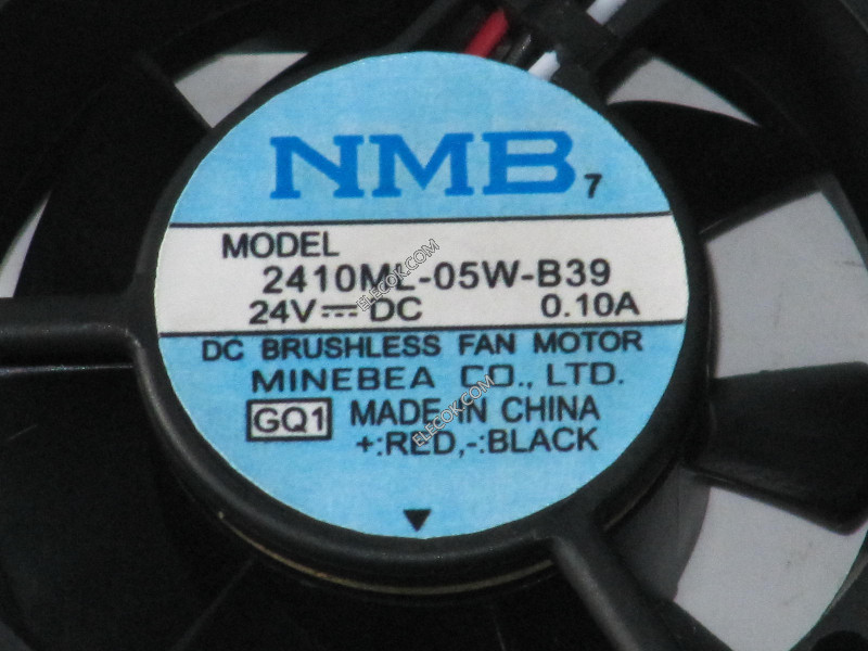 NMB 2410ML-05W-B39 24V 0.1A 3wires Cooling Fan