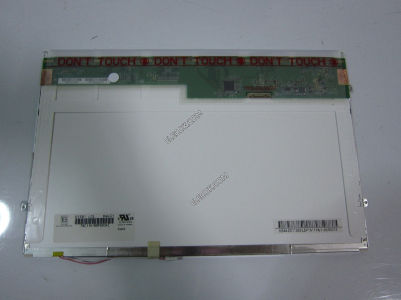 G133I1-L02 13,3" a-Si TFT-LCD Pannello per CMO usato 