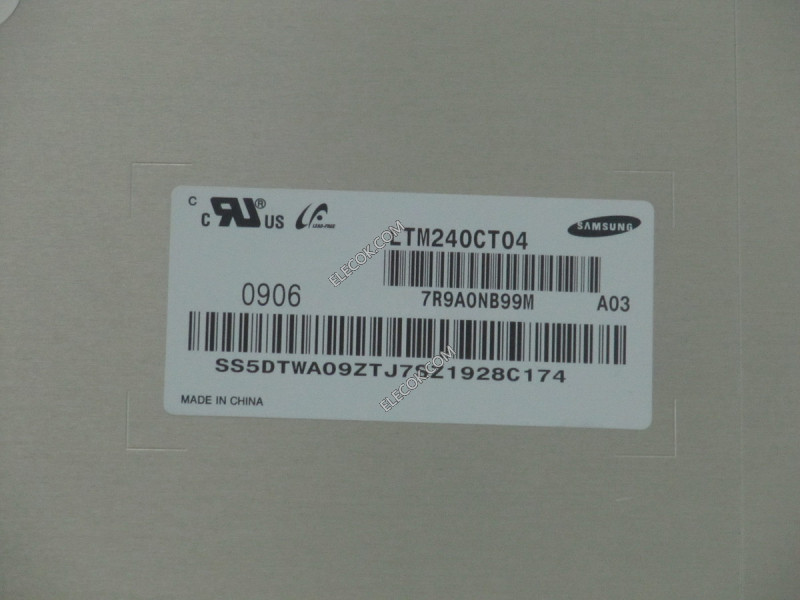 LTM240CT04 24.0" a-Si TFT-LCD Panel för SAMSUNG 