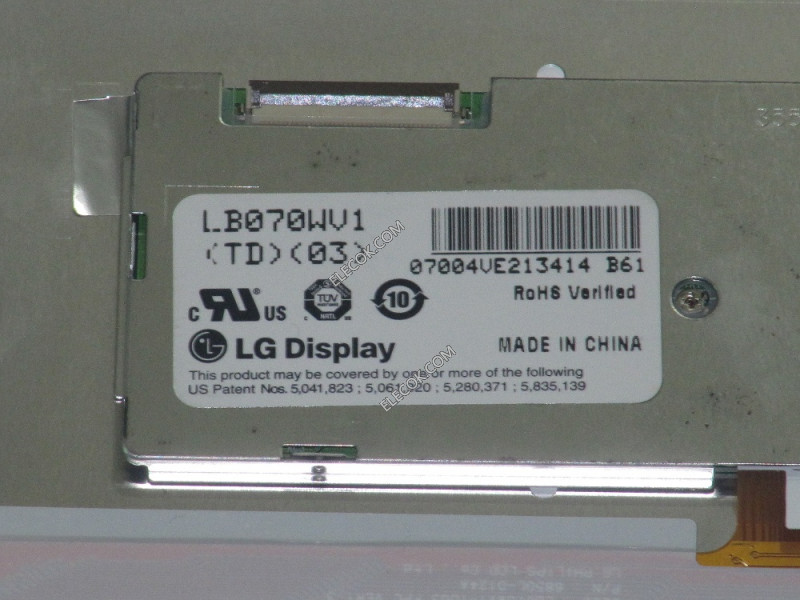 LB070WV1-TD03 7.0" a-Si TFT-LCD Panel för LG.Philips LCD 