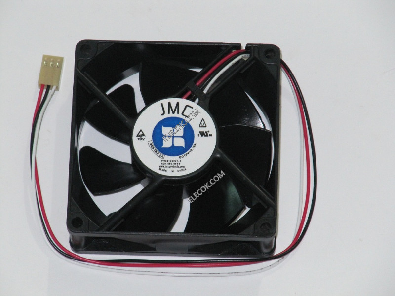 JMC 8025-12LS 12V 0.13A 3線冷却ファン