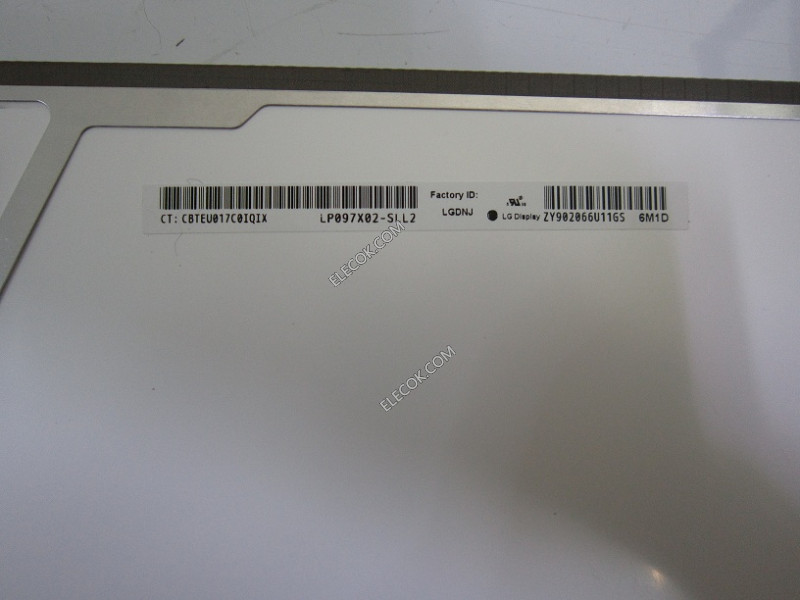 LP097X02-SLL2 9.7" a-Si TFT-LCD パネルにとってLG 表示画面