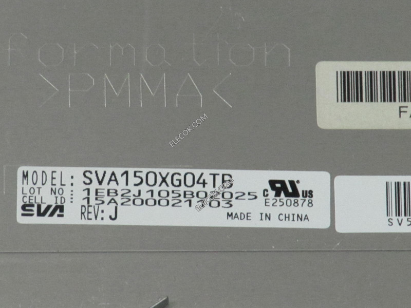 SVA150XG04TB 15.0" a-Si TFT-LCD Panel til SVA-NEC 