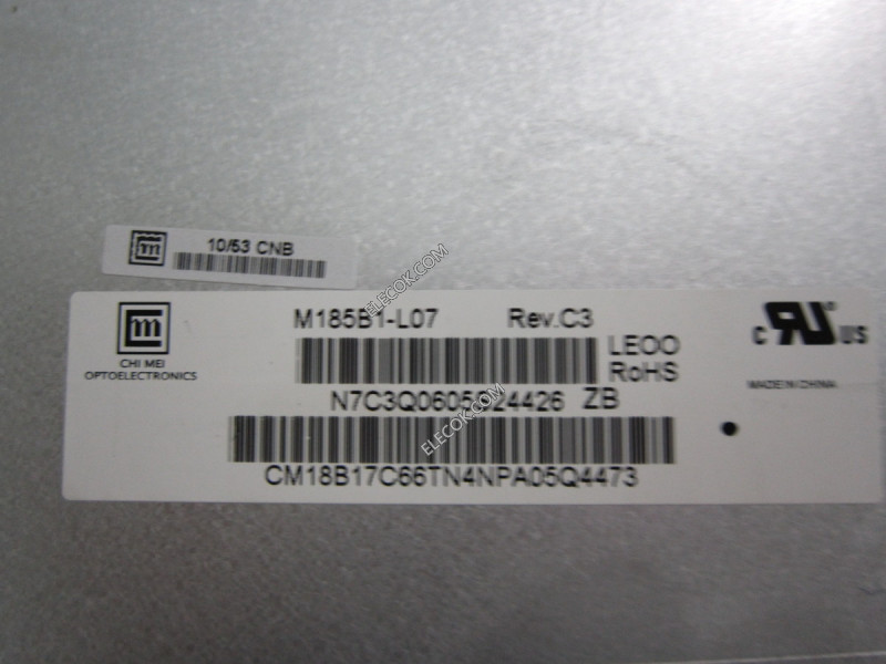 M185B1-L07 18,5" a-Si TFT-LCD Platte für CMO 