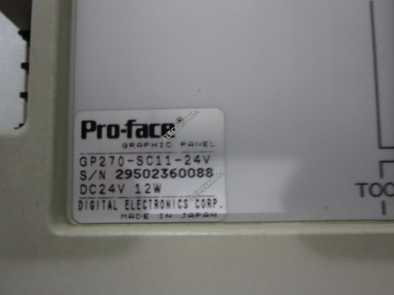 GP270-SC11-24V PRO-FACE HMI Used