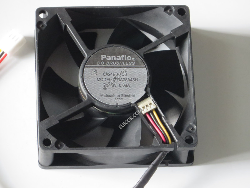 Panaflo FBA08A48H 48V 0.09A 3wires Cooling Fan
