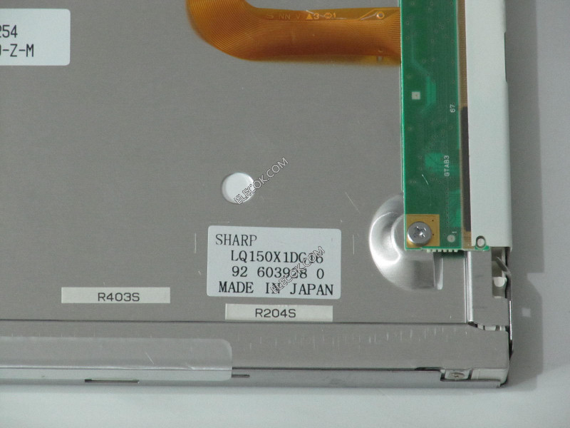 LQ150X1DG16 15.0" a-Si TFT-LCD Panel til SHARP 
