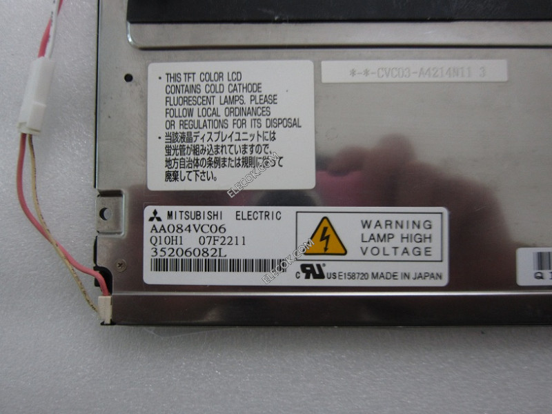 AA084VC06 8,4" a-Si TFT-LCD Panel para Mitsubishi usado 